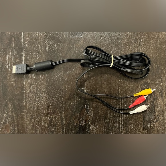 Sony Video Games & Consoles Playstation Av Cable Cord 6ft Ps Ps2